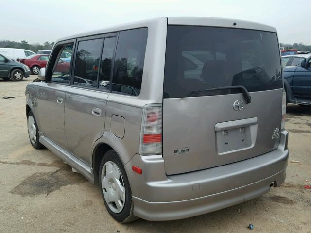 JTLKT324550203642 - 2005 TOYOTA SCION XB GRAY photo 3