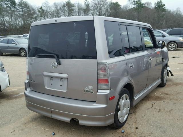 JTLKT324550203642 - 2005 TOYOTA SCION XB GRAY photo 4