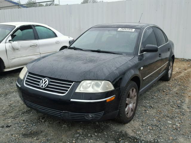 WVWRH63B62P294126 - 2002 VOLKSWAGEN PASSAT GLX BLACK photo 2