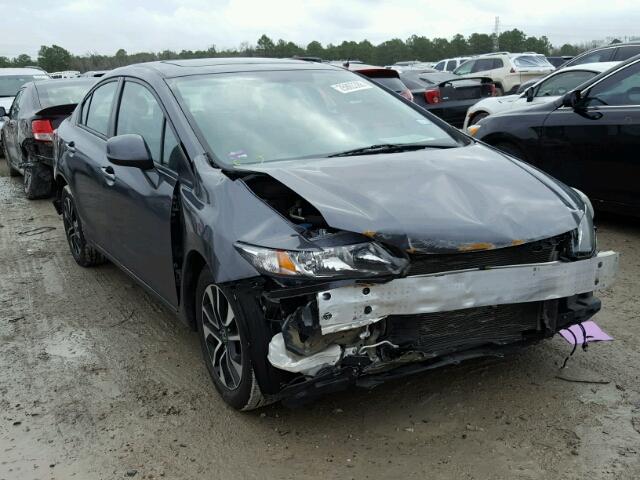 2HGFB2F9XDH545373 - 2013 HONDA CIVIC EXL GRAY photo 1