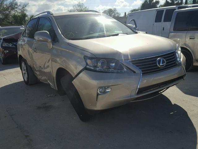 2T2BK1BA3DC221050 - 2013 LEXUS RX 350 BEIGE photo 1