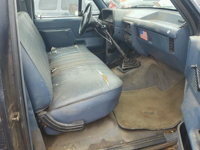 1FTDF15Y5JNA40499 - 1988 FORD F150 BLUE photo 5