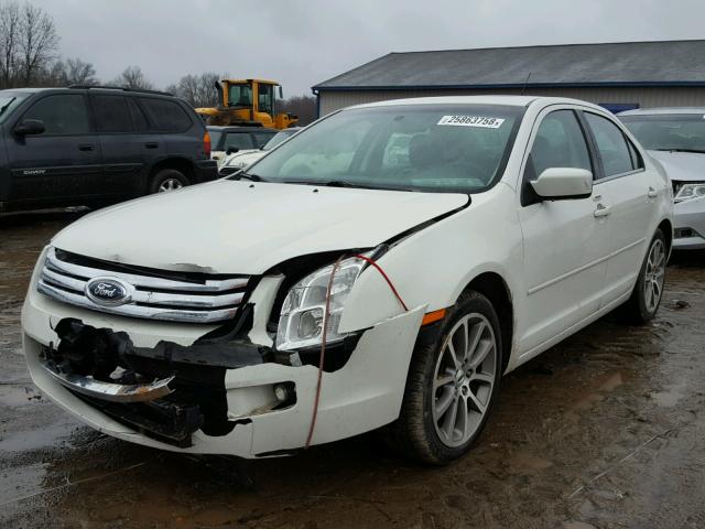 3FAHP08199R154463 - 2009 FORD FUSION SEL WHITE photo 2