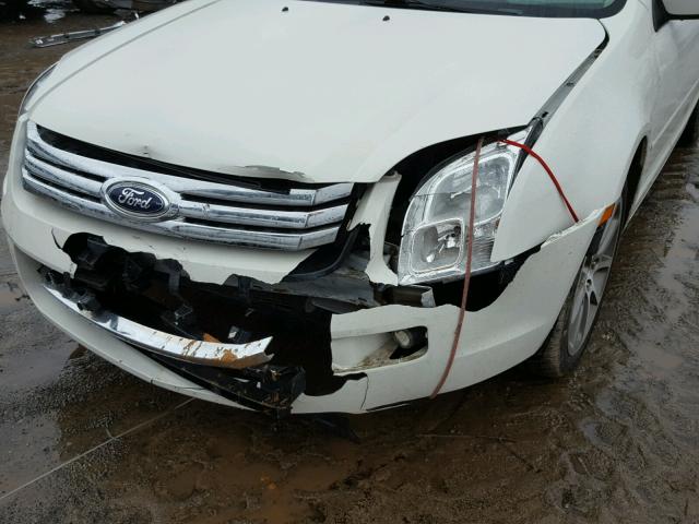 3FAHP08199R154463 - 2009 FORD FUSION SEL WHITE photo 9