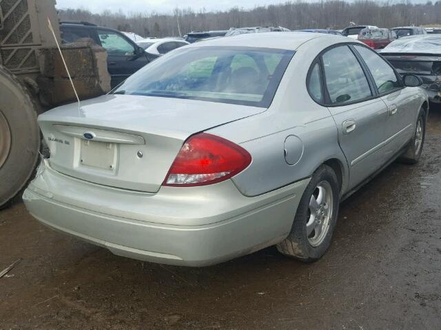 1FAFP53U76A104477 - 2006 FORD TAURUS SE GREEN photo 4