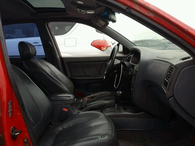 KMHDN45D43U673601 - 2003 HYUNDAI ELANTRA GL RED photo 5