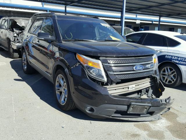 1FM5K7F80EGB90348 - 2014 FORD EXPLORER L BROWN photo 1