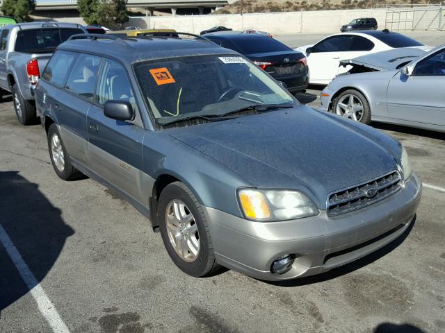 4S3BH665627636861 - 2002 SUBARU LEGACY OUT GREEN photo 1