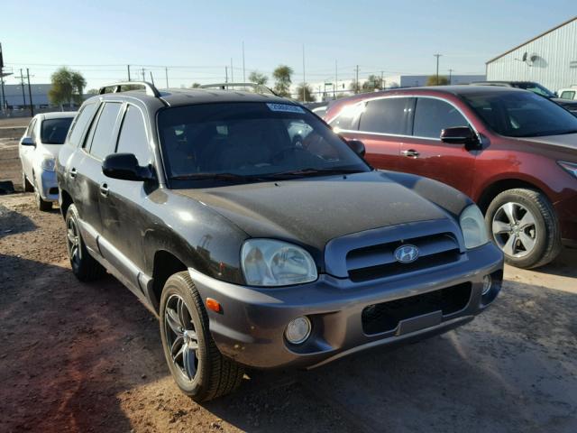 KM8SC13E55U863224 - 2005 HYUNDAI SANTA FE G BLACK photo 1