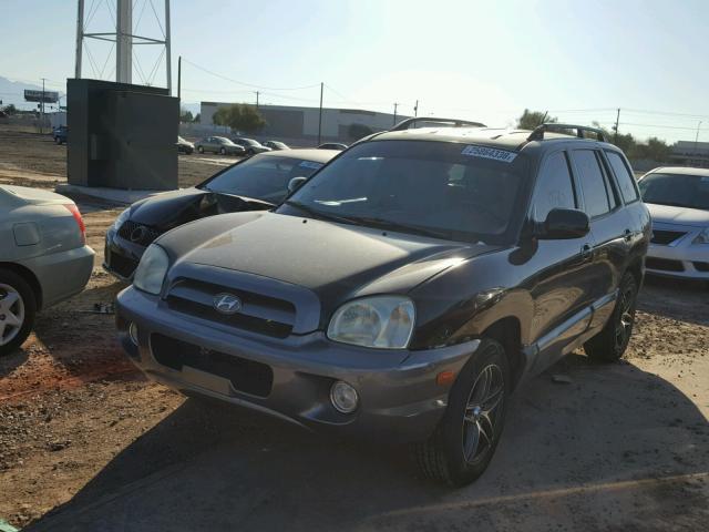 KM8SC13E55U863224 - 2005 HYUNDAI SANTA FE G BLACK photo 2