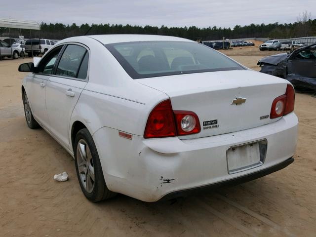 1G1ZA5E07A4101825 - 2010 CHEVROLET MALIBU LS WHITE photo 3