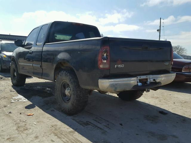 1FTZX1726XKA98854 - 1999 FORD F150 BLACK photo 3