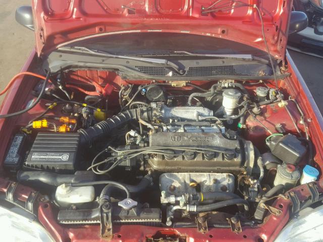 JHMEH9598SS007942 - 1995 HONDA CIVIC EX 红色 照片 7