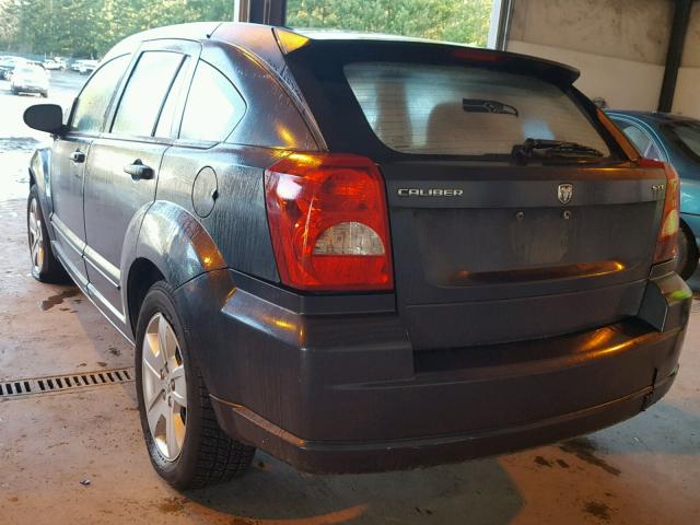 1B3HB48C57D347119 - 2007 DODGE CALIBER SX CHARCOAL photo 3