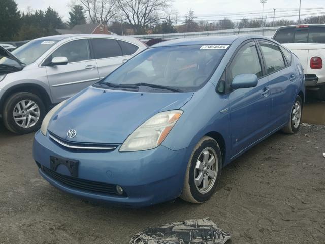 JTDKB20U477615766 - 2007 TOYOTA PRIUS BLUE photo 2