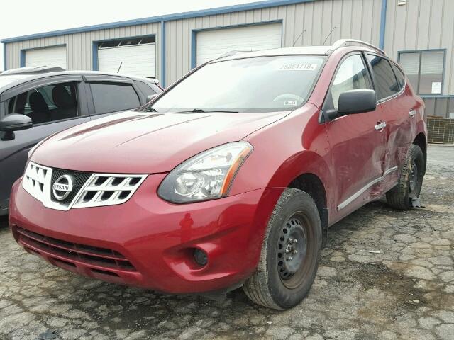 JN8AS5MV3EW703392 - 2014 NISSAN ROGUE SELE RED photo 2