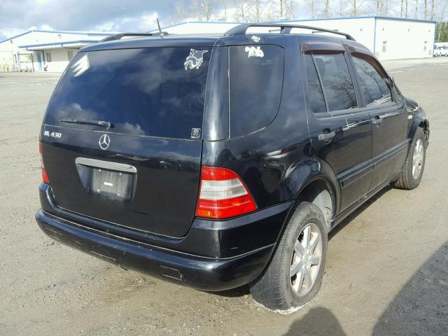 4JGAB72E7YA180675 - 2000 MERCEDES-BENZ ML 430 BLACK photo 4