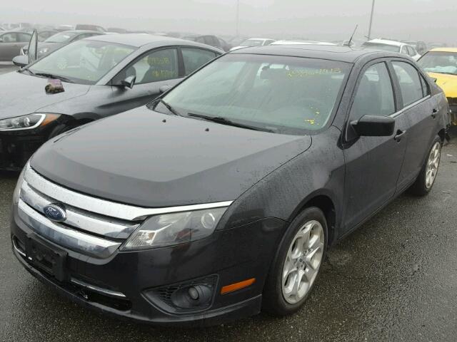 3FAHP0HA2AR147715 - 2010 FORD FUSION SE BLACK photo 2