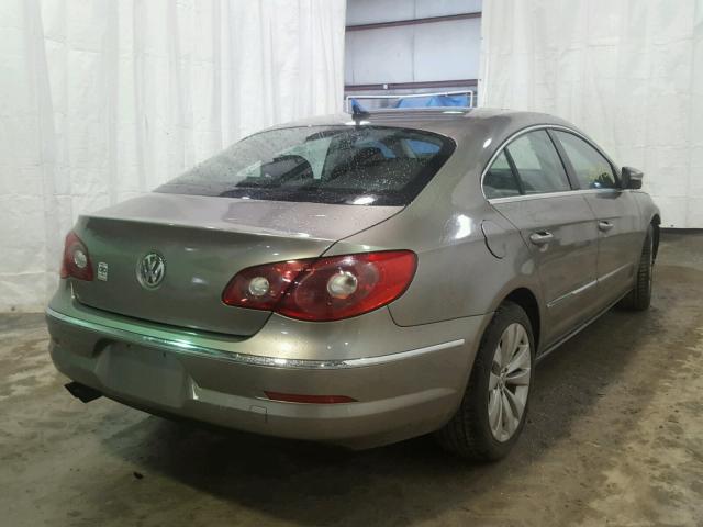 WVWML73C29E520000 - 2009 VOLKSWAGEN CC SPORT GRAY photo 4