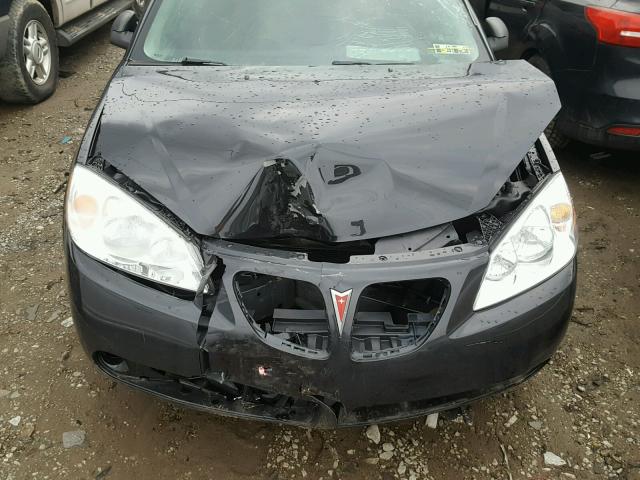 1G2ZG57BX94179035 - 2009 PONTIAC G6 BLACK photo 7