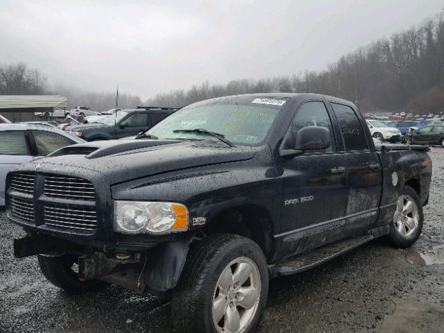 1D7HU18D54J234046 - 2004 DODGE RAM 1500 S BLACK photo 2