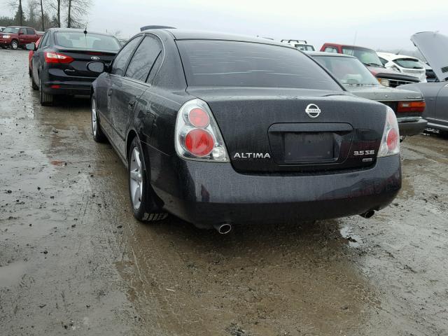 1N4BL11D35N412050 - 2005 NISSAN ALTIMA SE BLACK photo 3