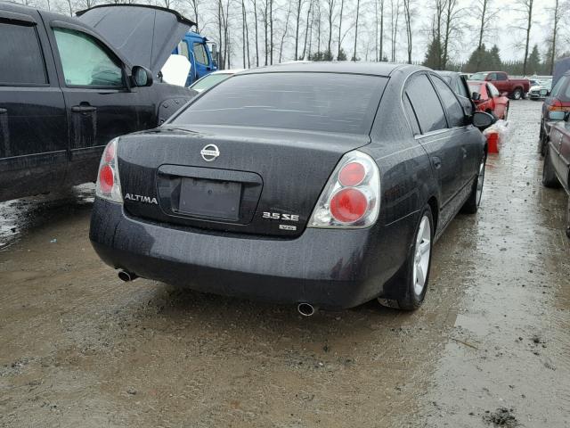 1N4BL11D35N412050 - 2005 NISSAN ALTIMA SE BLACK photo 4