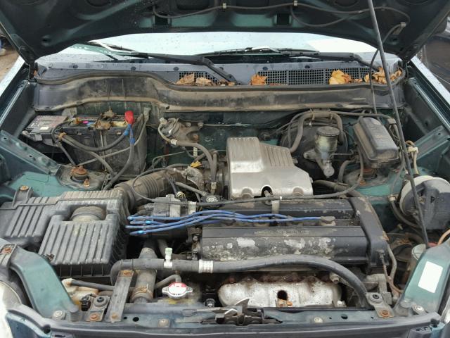 JHLRD18411C055875 - 2001 HONDA CR-V LX GREEN photo 7