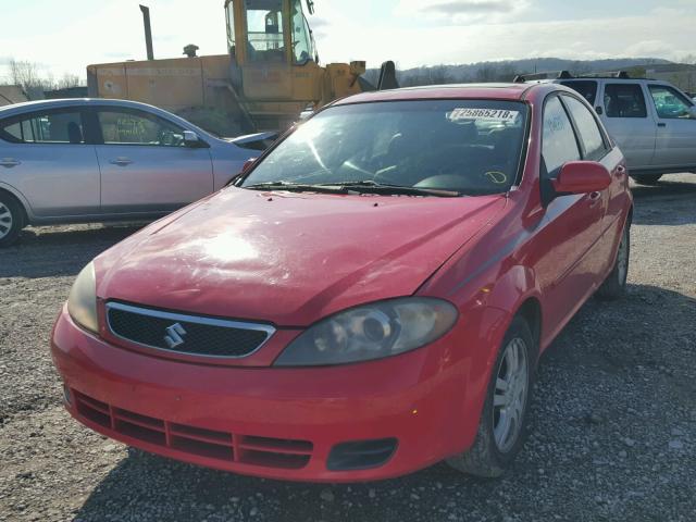 KL5JD66Z87K644142 - 2007 SUZUKI RENO BASE RED photo 2