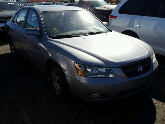 5NPEU46C06H145599 - 2006 HYUNDAI SONATA GLS GRAY photo 1