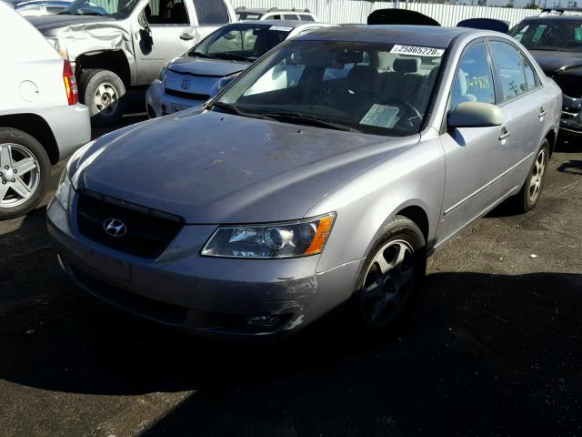 5NPEU46C06H145599 - 2006 HYUNDAI SONATA GLS GRAY photo 2