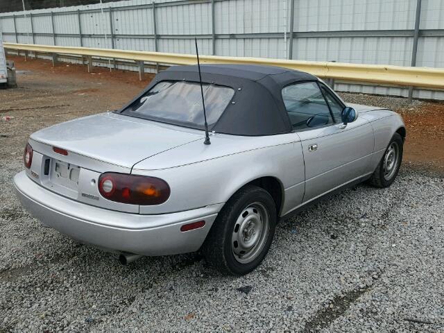 JM1NA3519M1213843 - 1991 MAZDA MX-5 MIATA SILVER photo 4