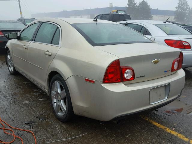 1G1ZH57B49F255211 - 2009 CHEVROLET MALIBU 1LT GOLD photo 3