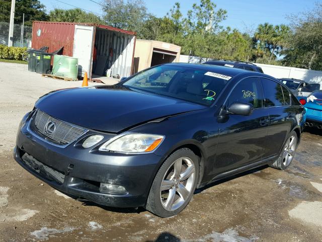 JTHBE96SX70015296 - 2007 LEXUS GS 350 GRAY photo 2