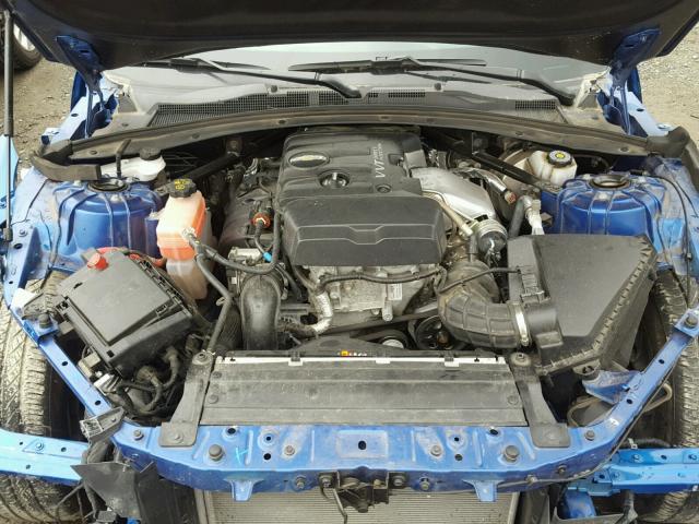 1G1FB1RX0H0183544 - 2017 CHEVROLET CAMARO LT BLUE photo 7