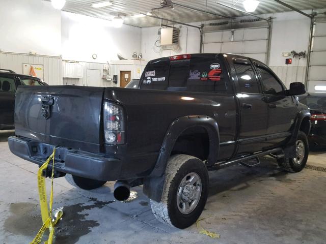 3D3KS28C86G233424 - 2006 DODGE RAM 2500 S BLACK photo 4