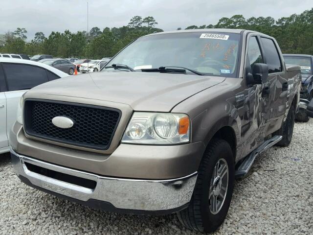 1FTRW12W26KD79223 - 2006 FORD F150 SUPER BEIGE photo 2