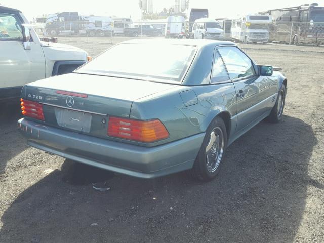 WDBFA67E6RF089674 - 1994 MERCEDES-BENZ SL 500 GREEN photo 4