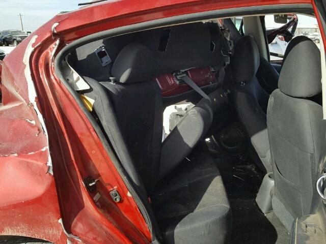 3N1CN7AP2DL868483 - 2013 NISSAN VERSA S RED photo 6