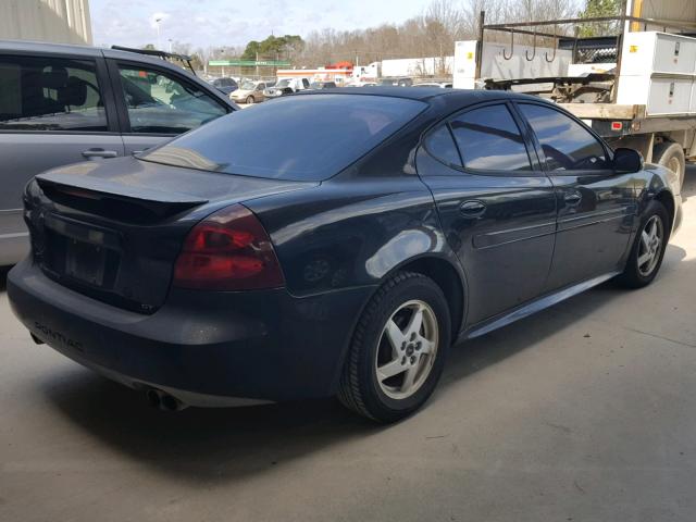 2G2WS522641314167 - 2004 PONTIAC GRAND PRIX BLACK photo 4