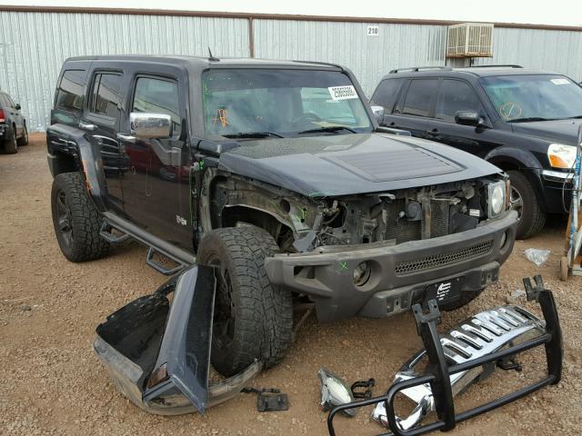 5GTDN13E178144600 - 2007 HUMMER H3 BLACK photo 1