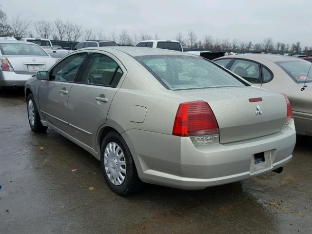 4A3AB36F06E008670 - 2006 MITSUBISHI GALANT ES TAN photo 3