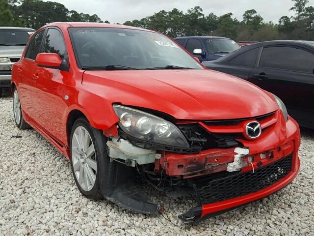 JM1BK34M881104016 - 2008 MAZDA SPEED 3 RED photo 1