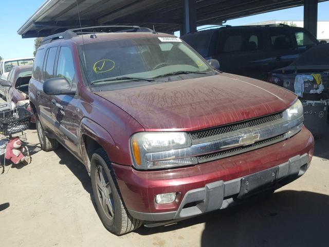 1GNES16S156144277 - 2005 CHEVROLET TRAILBLAZE RED photo 1