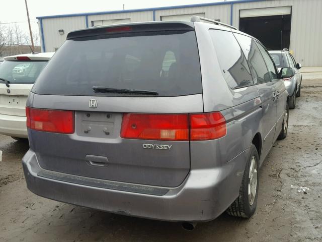 2HKRL1862YH582999 - 2000 HONDA ODYSSEY EX GRAY photo 4