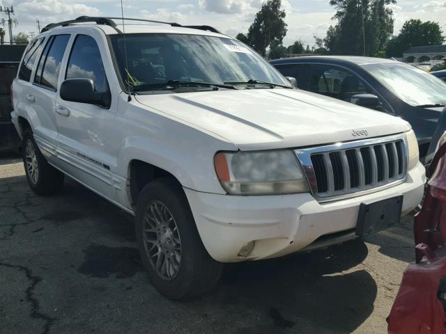 1J8GX58N84C214187 - 2004 JEEP GRAND CHER WHITE photo 1