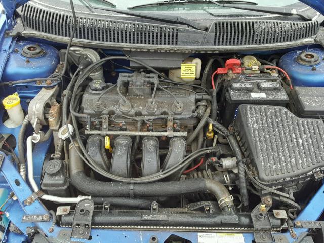 1B3ES56C55D237695 - 2005 DODGE NEON SXT BLUE photo 7