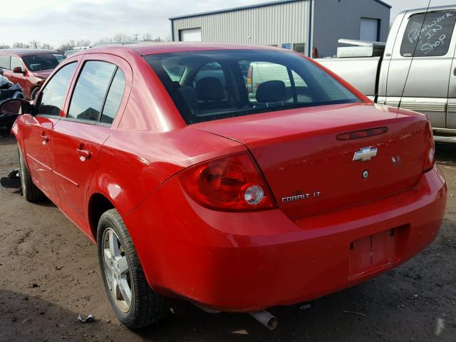 1G1AF5F58A7108015 - 2010 CHEVROLET COBALT 2LT RED photo 3