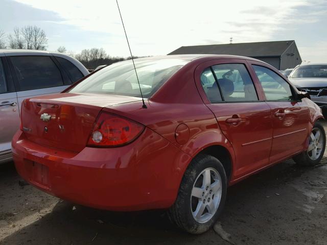 1G1AF5F58A7108015 - 2010 CHEVROLET COBALT 2LT RED photo 4