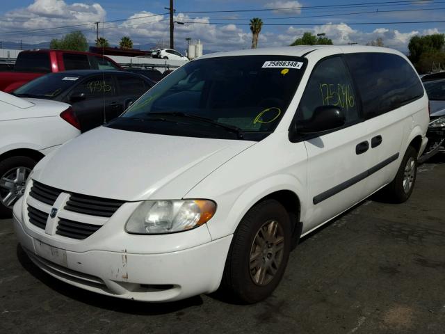 1D4GP24R97B244021 - 2007 DODGE GRAND CARA WHITE photo 2